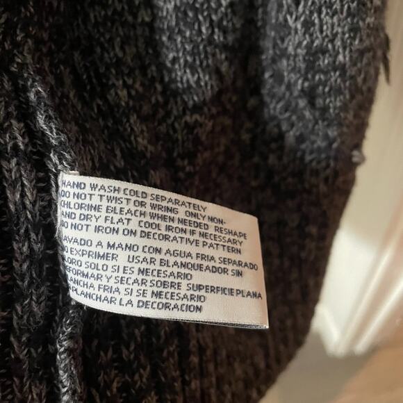 VTG Y2K IZOD Womens Cardigan Sweater XL Cable Knit Cottagecore Boho - Picture 6 of 12